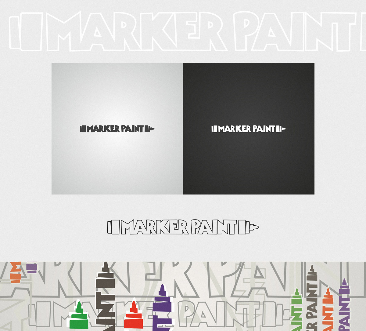 разработка логотипа Marker Paint
